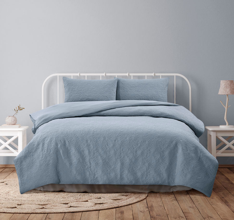 Lottie Quilt Cover Set Range Bluebell Manchester Warehouse