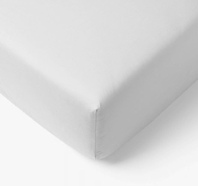 Bamboo Eco 400THC Cotton Mega Fitted Sheet Range White Manchester Warehouse