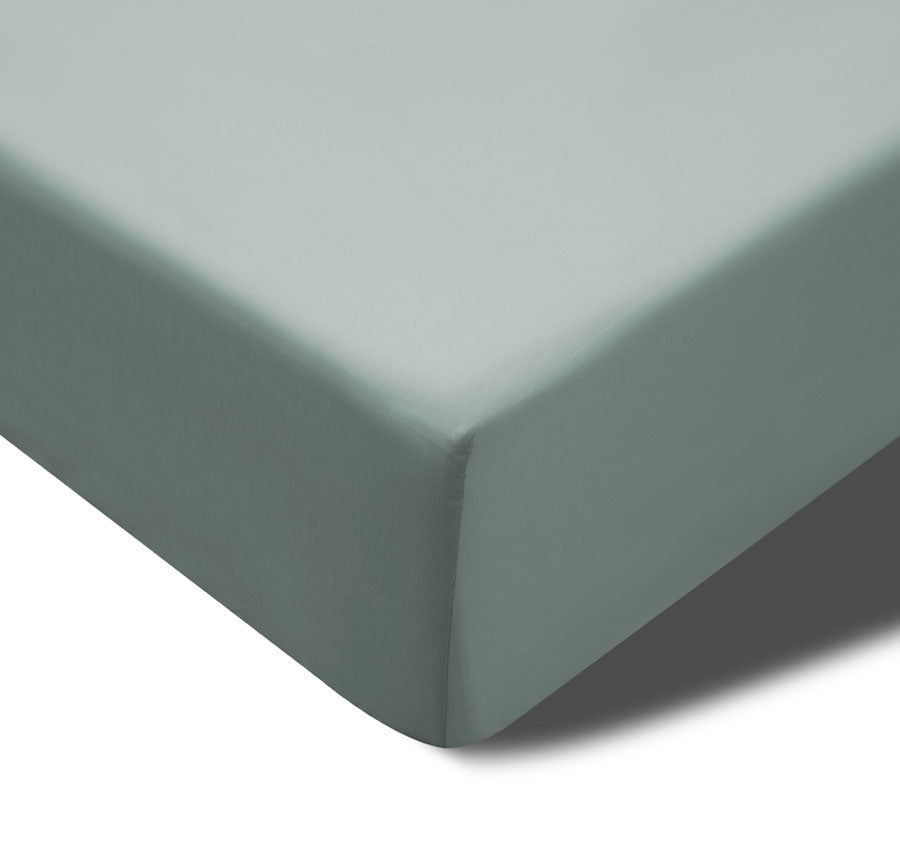 Bamboo Eco 400THC Cotton Mega Fitted Sheet Range Sage Manchester