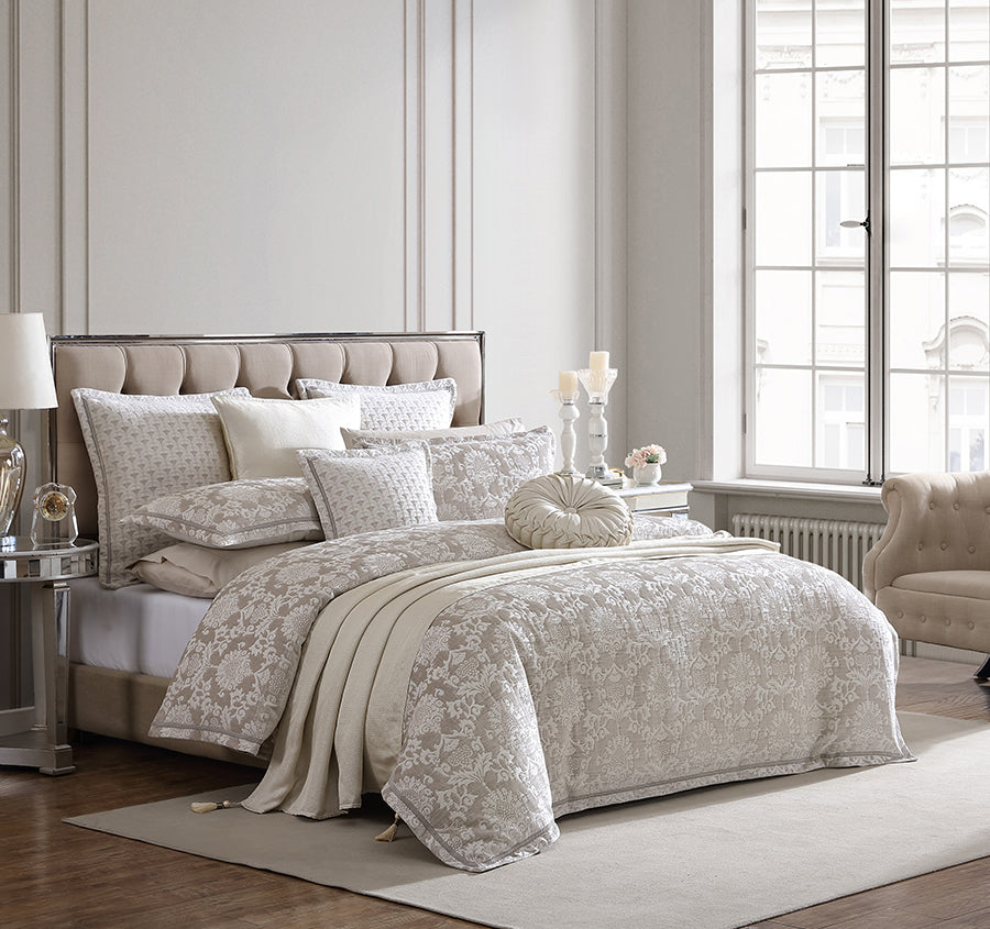 Imperial Quilt Cover Set Range Stone Manchester Warehouse