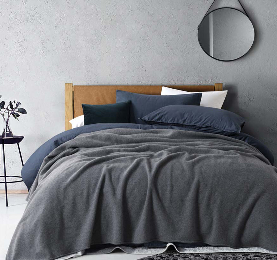 Australian Wool Blanket Range Grey – Manchester Warehouse