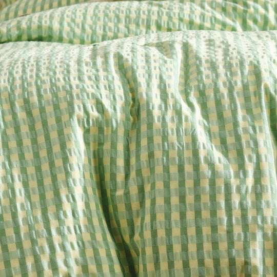 Ferrara Quilt Cover Set Range Green Apple