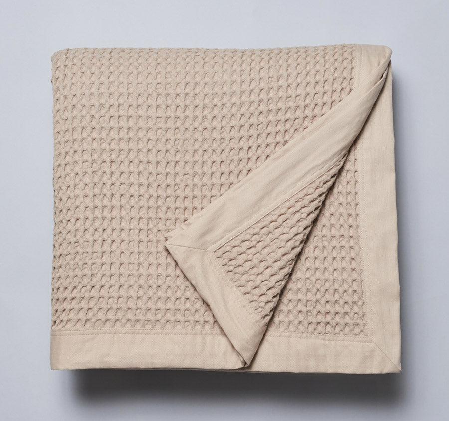Cotton Waffle Blanket Range Linen Manchester Warehouse