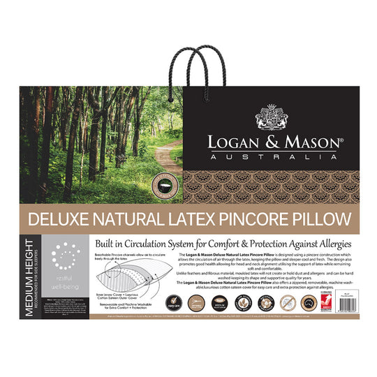 Deluxe Pure Latex Pincore Pillow