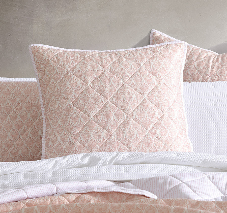 Shelby European Pillow Sham Rose Manchester Warehouse