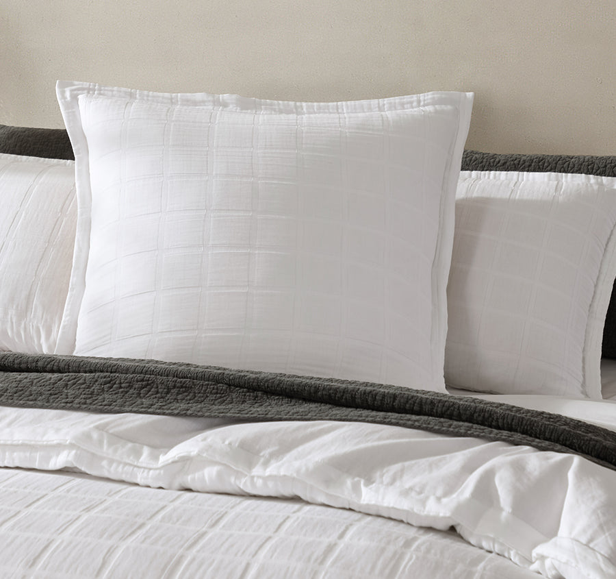 Sierra European Pillowcase White Manchester Warehouse