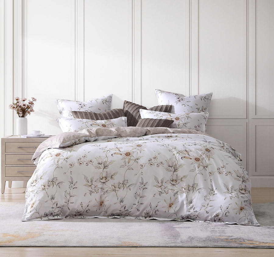 Charlotte Quilt Cover Set Range Pastel Manchester Warehouse