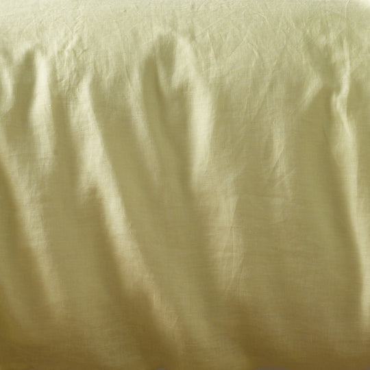 French Linen Quilt Cover Set Range Butter