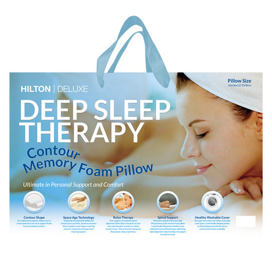 Deep Sleep Therapy Memory Foam Contour Pillow