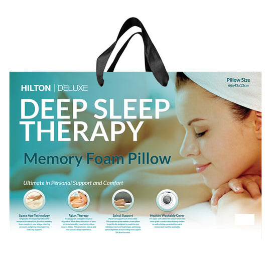 Deep Sleep Therapy Memory Foam Standard Pillow Soft Medium