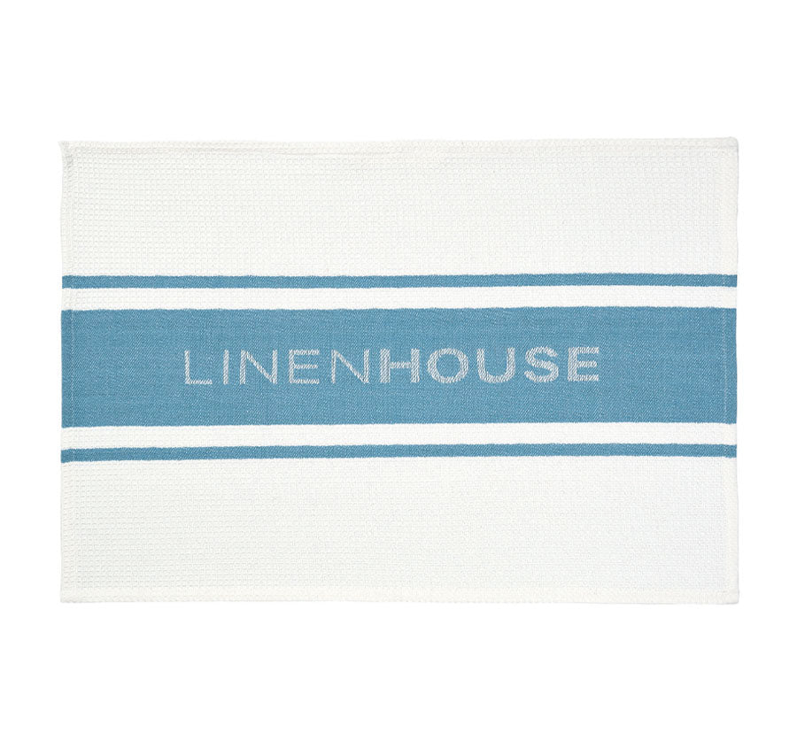 Linen House Logo Tea Towel Reef Manchester Warehouse