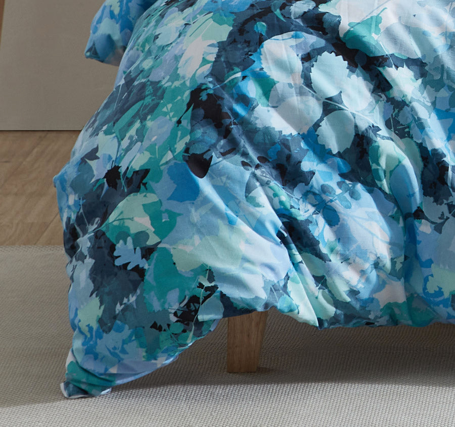 Heather Quilt Cover Set Range Blue Manchester Warehouse