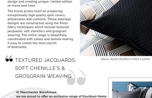 BRING STYLE & ELEGANCE TO THE BEDROOM