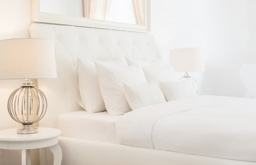 Re-create Luxury Hotel Bed Look at Home with White Bedding