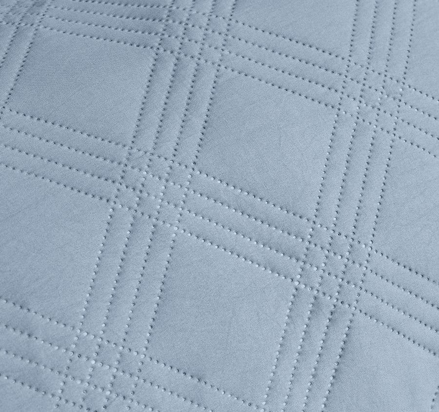 Carter Quilt Cover Set Range Mineral Blue