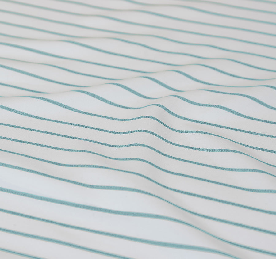 Frankie Stripe Quilt Cover Set Range Blue