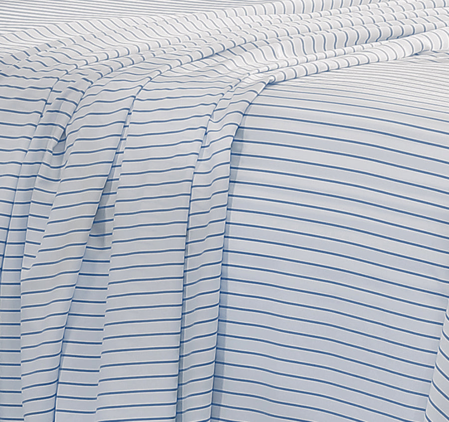 Frankie Stripe Sheet Set Range Blue