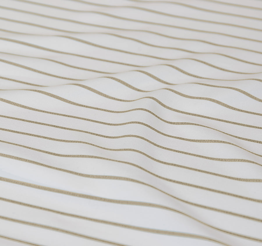 Frankie Stripe Quilt Cover Set Range Natural