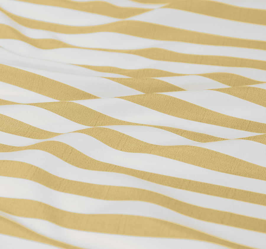 Frankie Stripe Quilt Cover Set Range Yellow