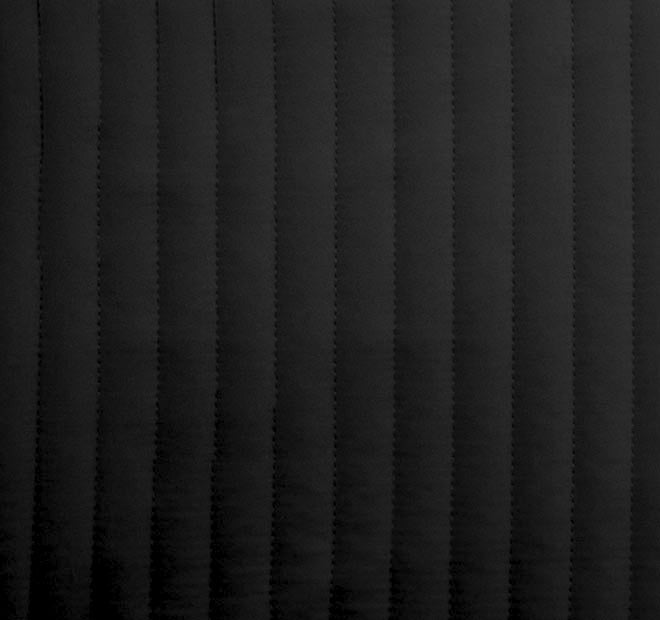 Microfibre Quilted Valance Range Black