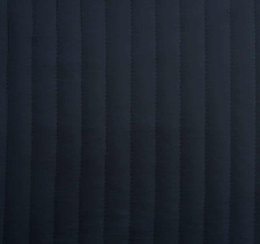 Microfibre Quilted Valance Range Navy