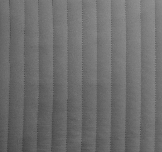 Microfibre Quilted Valance Range Silver