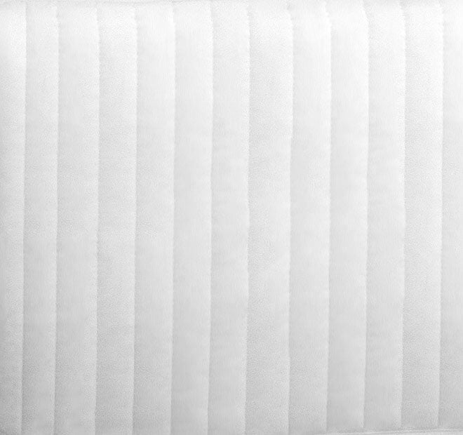 Microfibre Quilted Valance Range White