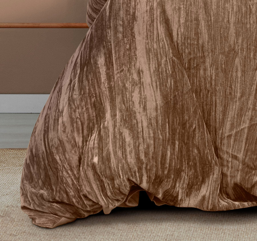 Vivienne Quilt Cover Set Range Champagne
