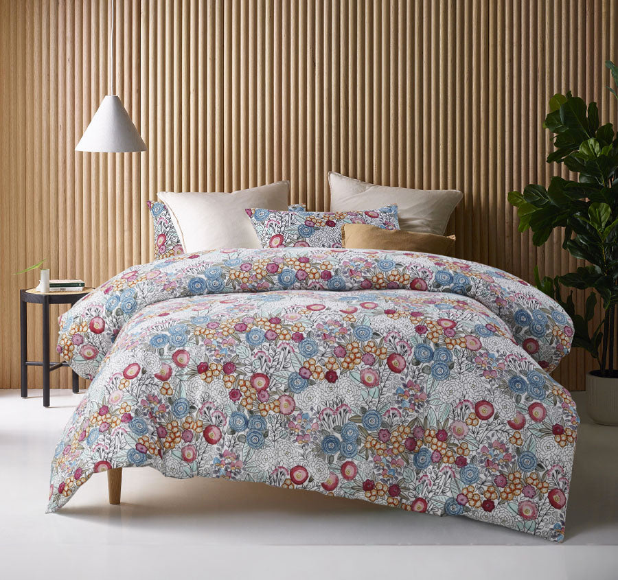 Amara Quilt Cover Set Range Multi