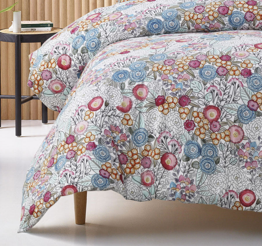 Amara Quilt Cover Set Range Multi