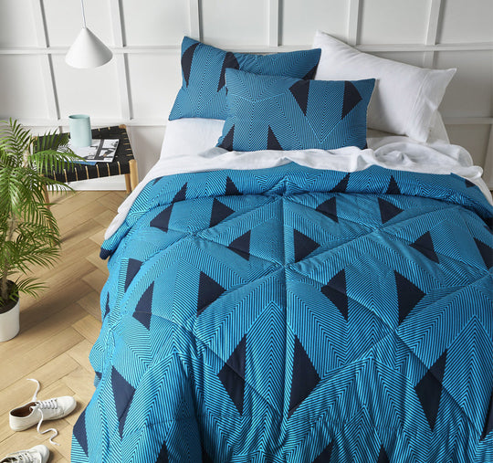 Aster Comforter Set Range Blue