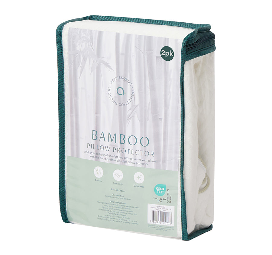 Bamboo Blend 2 Pack Standard Pillow Protector
