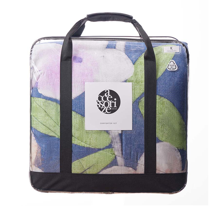 Bella Comforter Set Range Blue