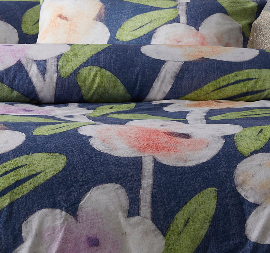 Bella Quilt Cover Set Range Blue