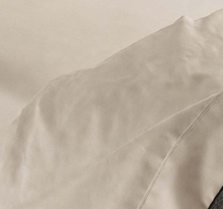 Belle 500TC Cotton Sateen Sheet Set Range Desert Sand