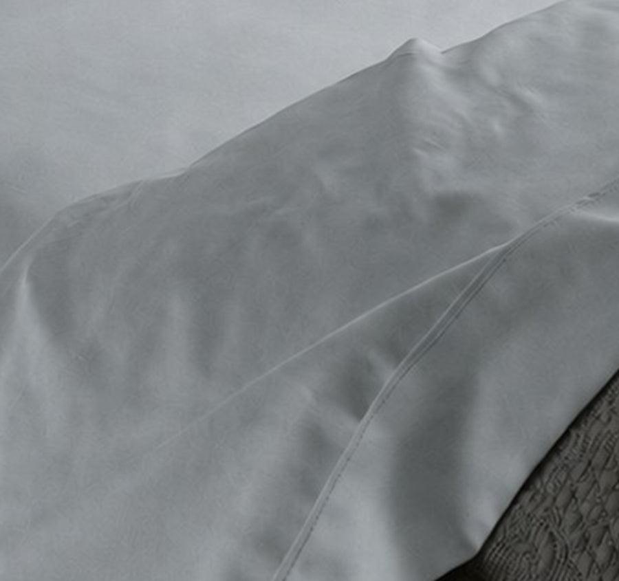 Belle 500TC Cotton Sateen Sheet Set Range Ocean Mist