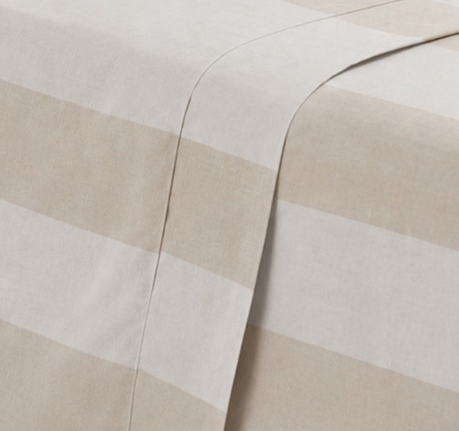 Blair Stripe Sheet Set Range Natural