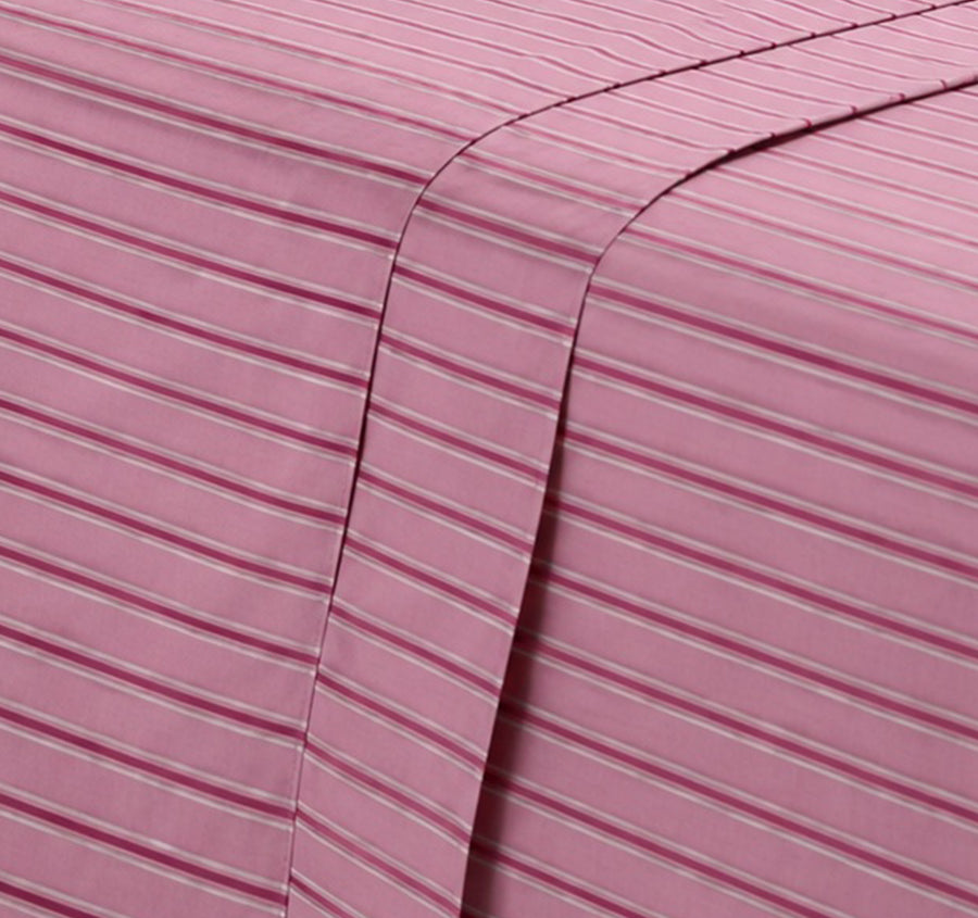 Blair Stripe Sheet Set Range Pink