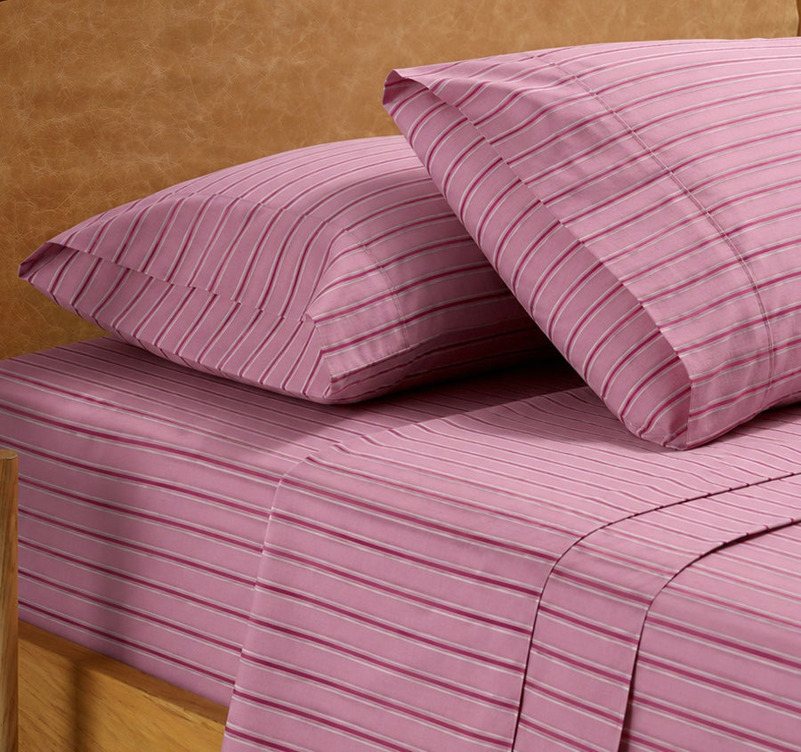 Blair Stripe Sheet Set Range Pink