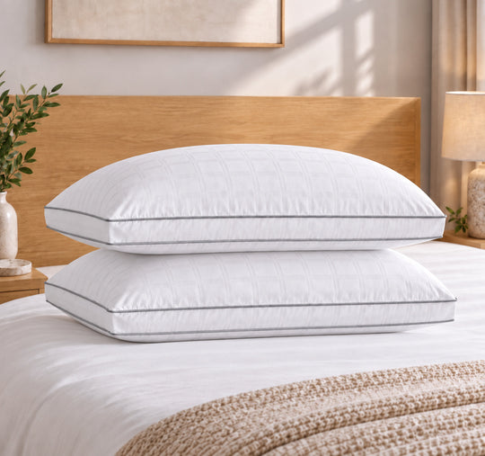 Deluxe Hotel 2 Pack 800g Low and Soft Standard Pillow