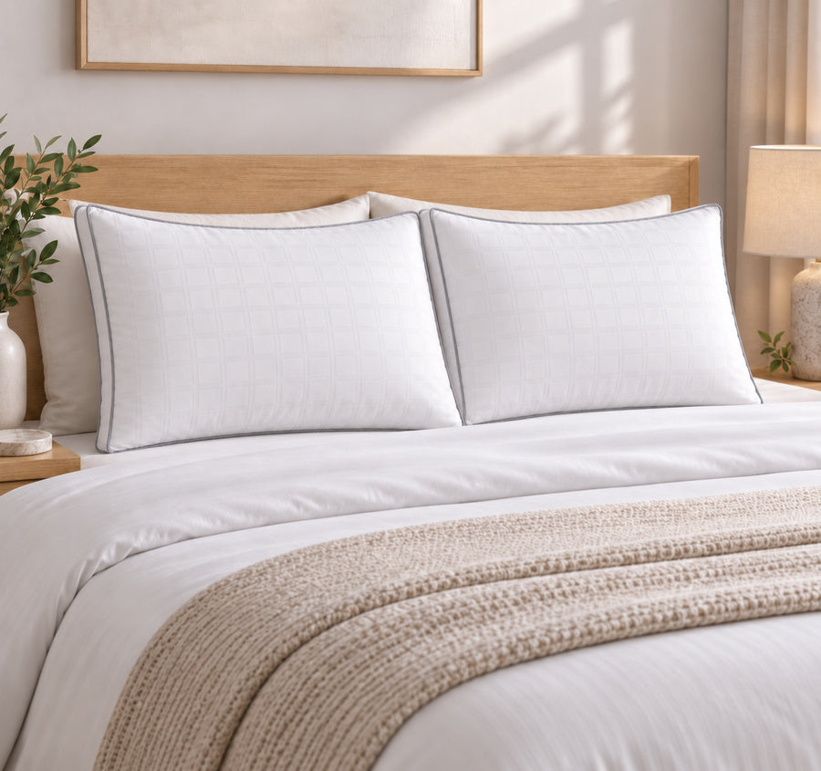 Deluxe Hotel 4 Pack 800g Low and Soft Standard Pillow