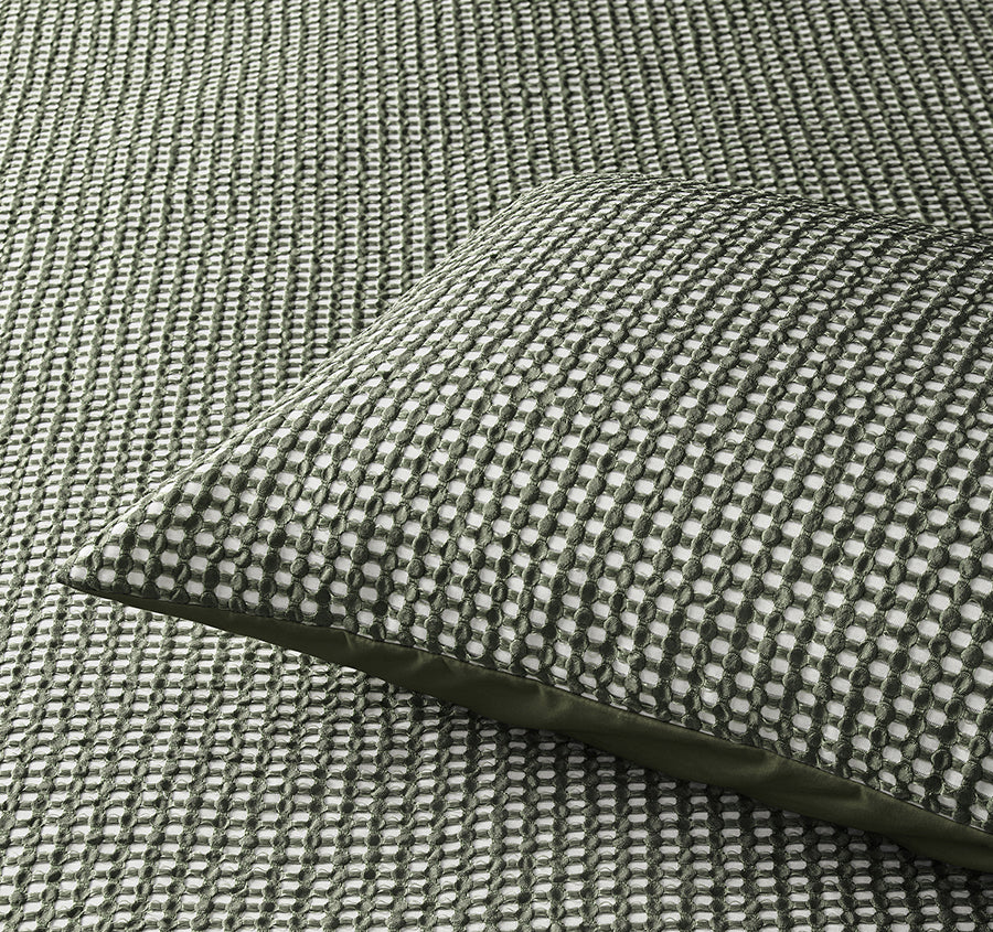 Hokey Pokey Quilt Cover Set Range Green
