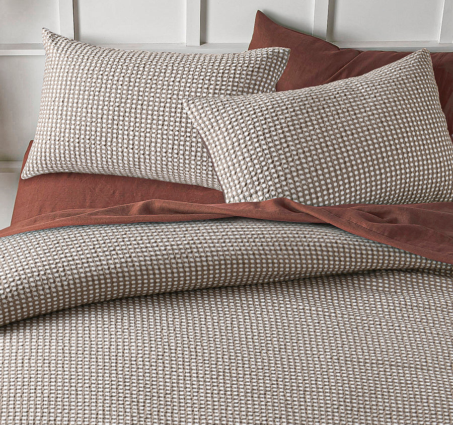 Hokey Pokey Quilt Cover Set Range Natural