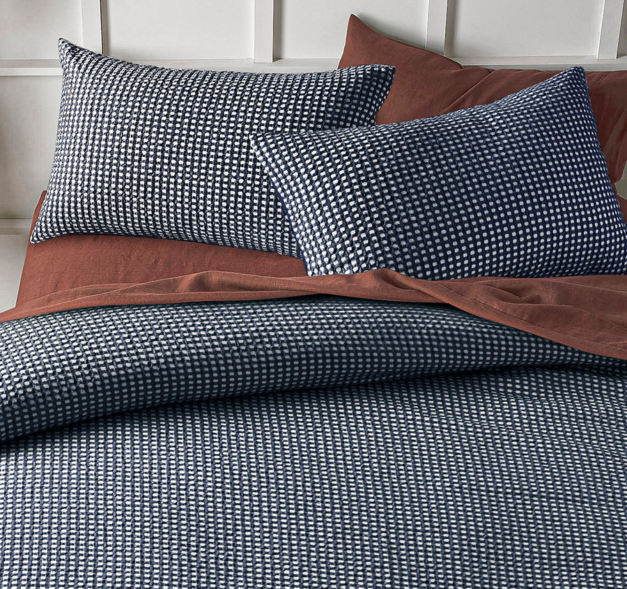 Hokey Pokey Quilt Cover Set Range Navy