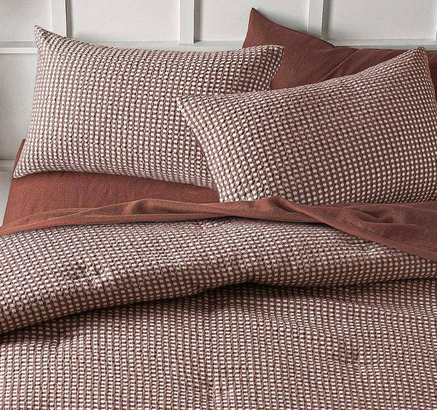 Hokey Pokey Comforter Set Range Tobacco