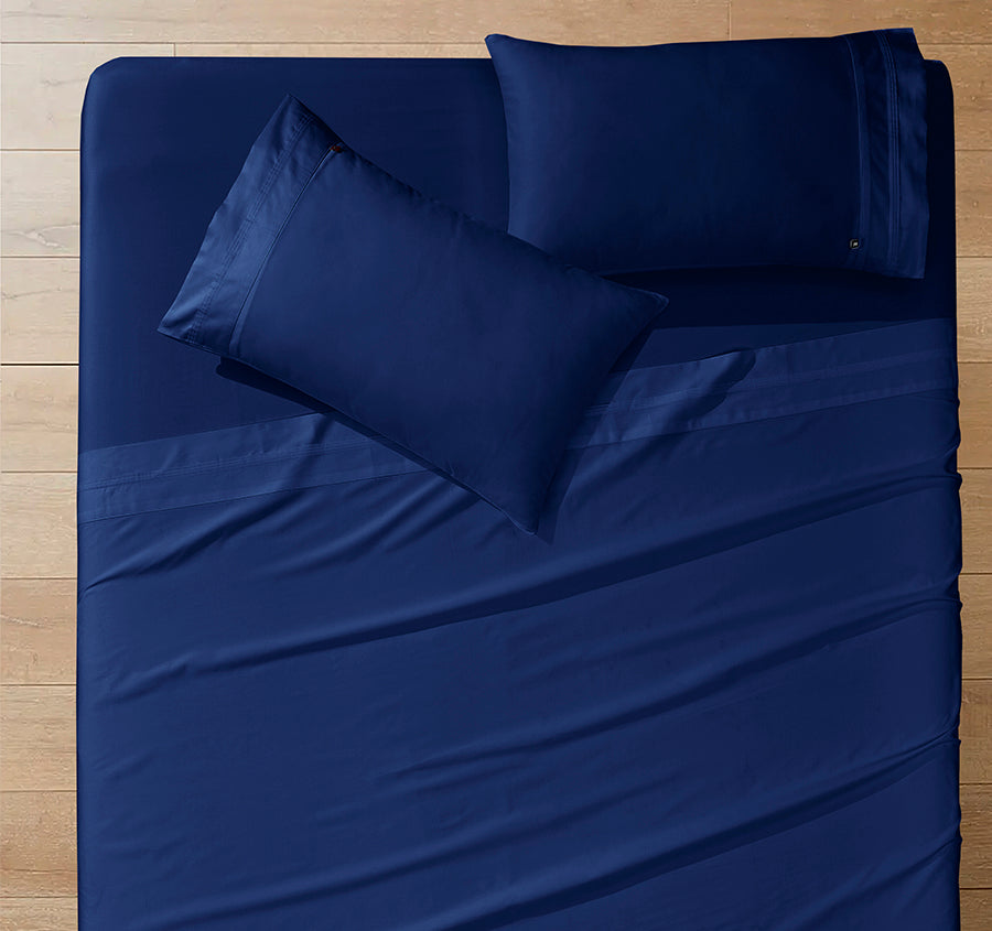 Hotel Egyptian Cotton 700TC Mega Sheet Set Range Navy