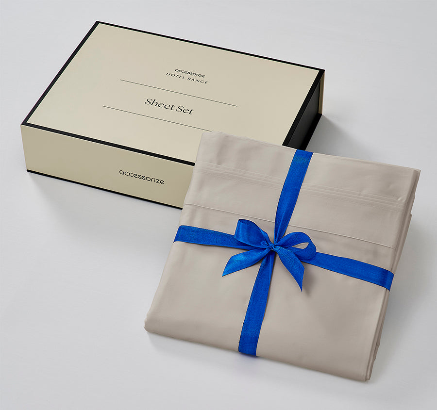 Hotel Egyptian Cotton 700TC Mega Sheet Set Range Stone