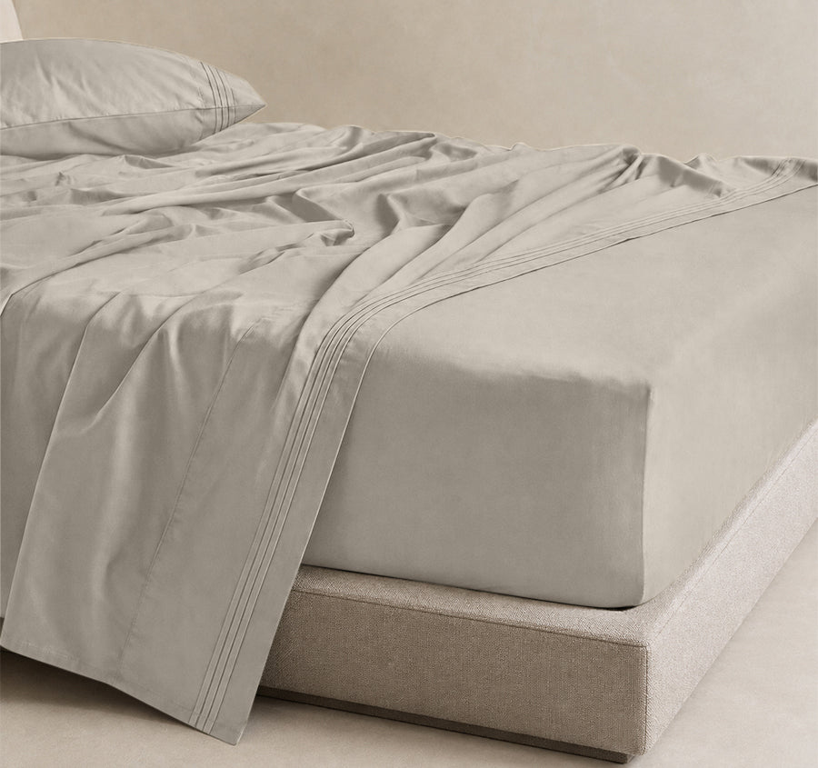 Hotel Egyptian Cotton 700TC Mega Sheet Set Range Stone