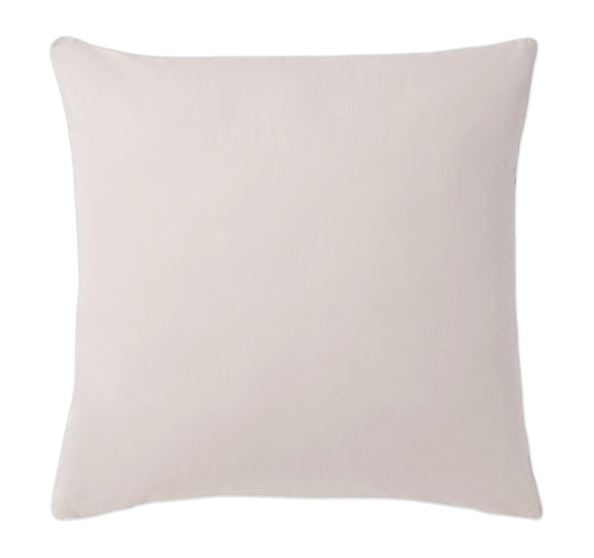 Hotel Deluxe European Pillowcase Natural and White
