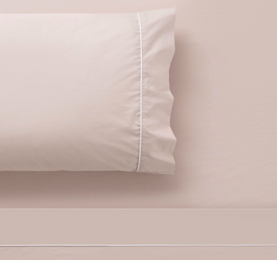 Hotel Deluxe Mega Sheet Set Range Natural and White
